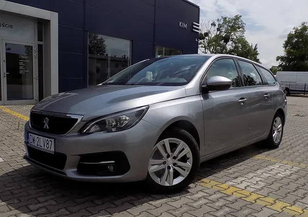 dolnośląskie Peugeot 308 cena 59999 przebieg: 44651, rok produkcji 2020 z Wrocław